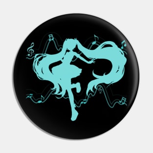 Miku Vocaloid Pin