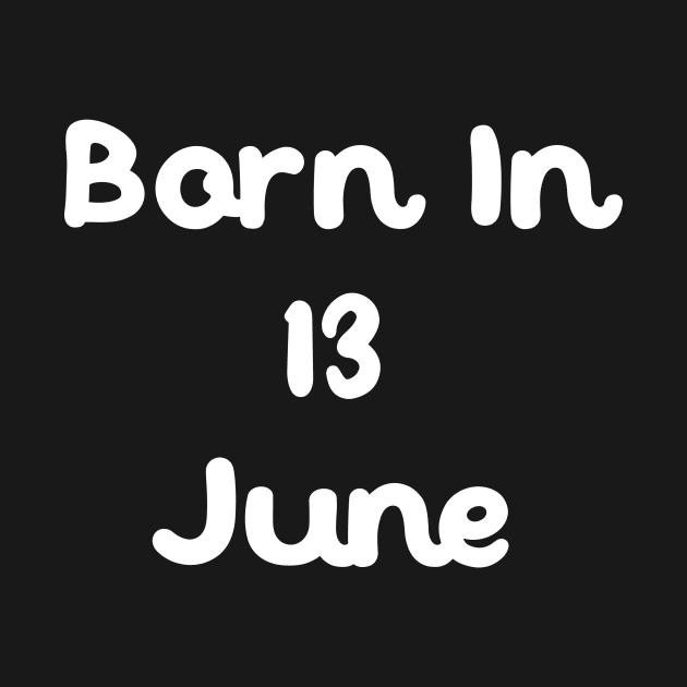 Born In 13 June by Fandie