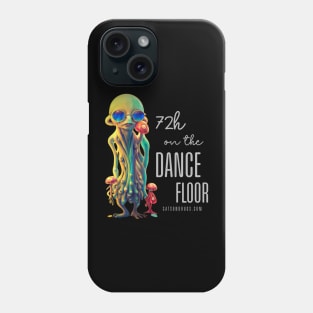 Techno T-Shirt - 72H on the Dancefloor - Catsondrugs.com - Techno, rave, edm, festival, techno, trippy, music, 90s rave, psychedelic, party, trance, rave music, rave krispies, rave flyer T-Shirt Phone Case