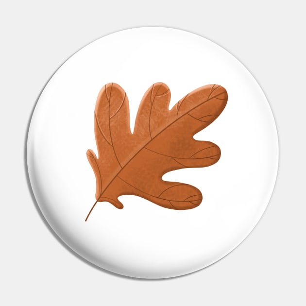 Autumn oak leaf red orange Pin by mikhaleeevich