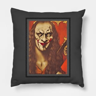 Devil Loves to Laugh Pillow