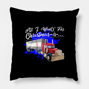 All I Want For Christmas Is Optimus Prime Transformers Pillow