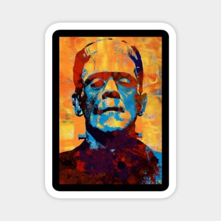 Frankenstein Colorful Pop Art Magnet