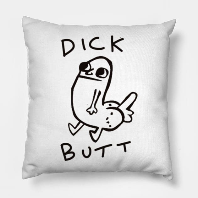 Dickbutt Pillow by Barnyardy