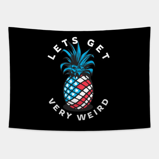 Let's Get Very Weird Tapestry by BodinStreet