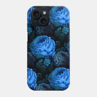 Watercolor Turquoise Roses Floral Flower Phone Case