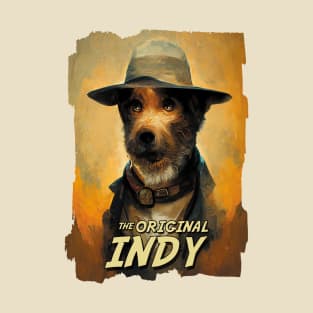 Indiana Dog Portrait Painting | The Original Indy T-Shirt