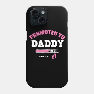 Promoted To Daddy Est 2024 Phone Case