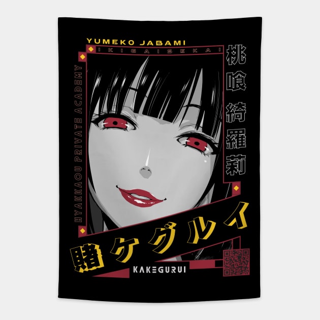 Yumeko Jabami | IKIGAISEKAI V2 Tapestry by IKIGAISEKAI