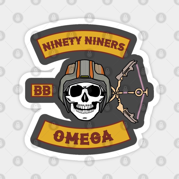 Ninety Niners-Omega! Magnet by wanderlust untapped