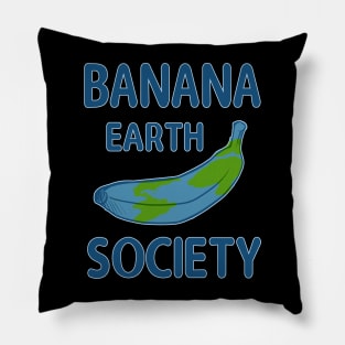 Banana Earth Society Pillow