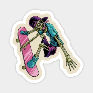 skull skate Magnet