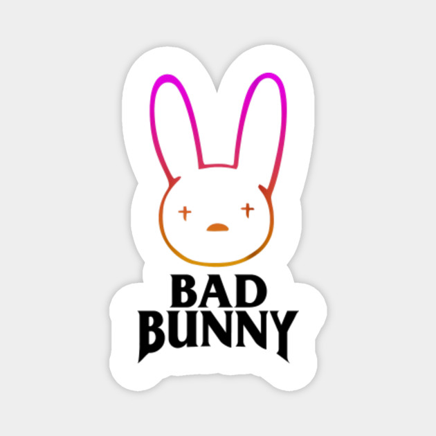 Bad Bunny Logo Tee Bad Bunny Rabbit Logo Magnes Teepublic Pl