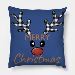 chrstmas reindeer Pillow