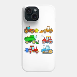 Kids Farm Vehicle Design Phone Case