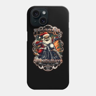 Skull Santa Hogging Phone Case