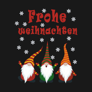 Gnomes Funny Pajama Cute Christmas Gift Frohe Weihnachten T-Shirt