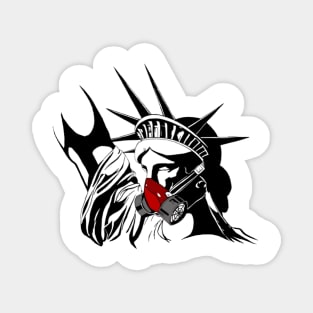 Statue of Liberty (stop pollution poster) Magnet