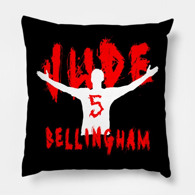 Jude Bellingham Pillow by Sri Artyu