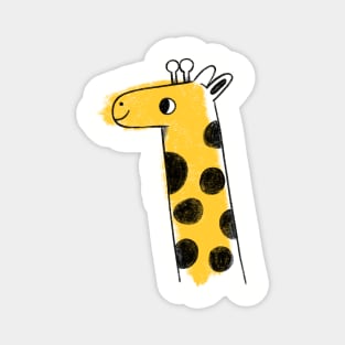 Happy cartoon giraffe Magnet