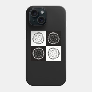 Optical illusion pattern Phone Case