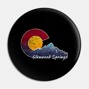 Glen Springs Colorado Flag Themed Pin