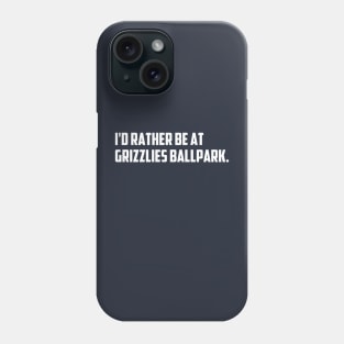 Grizzlies Ballpark Phone Case