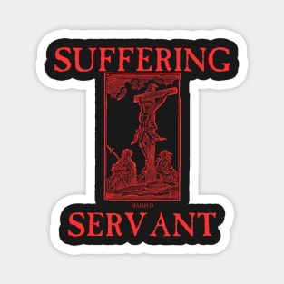 Suffering Servant Jesus Crucifixion Metal Hardcore Punk Magnet