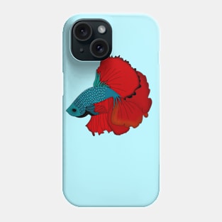 Siamese fighting fish Colorful betta fish Graphic Phone Case