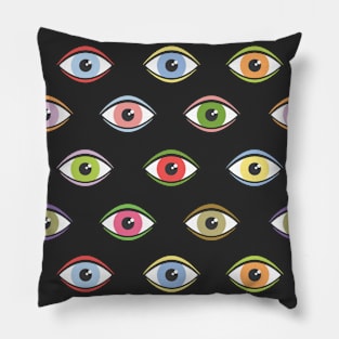 Human Eyes Pattern Pillow