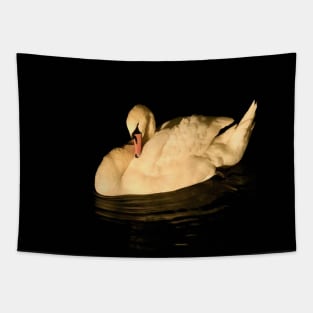 Swan 7 / Swiss Artwork Photography Tapestry
