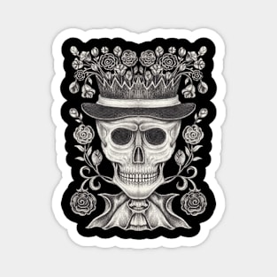 Fancy surreal skull. Magnet