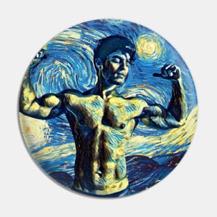 Aspiring Psyche Van Gogh Style Pin