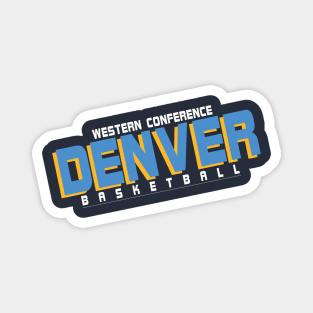 Denver basketball Magnet