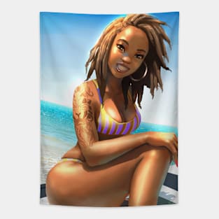 Caribbean Girl Collection Tapestry