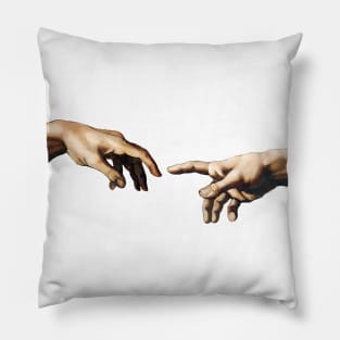 Hands of God and Adam Pillow