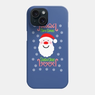 Merry & Bright on Blue Phone Case