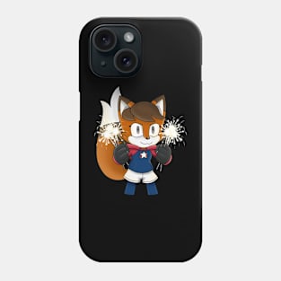 Fireworks Fox Phone Case