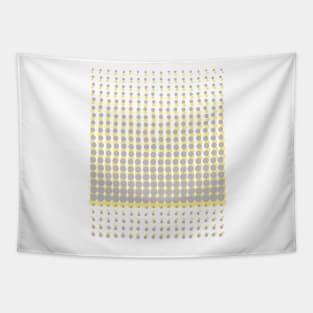 mellow grey yellow dotty Tapestry