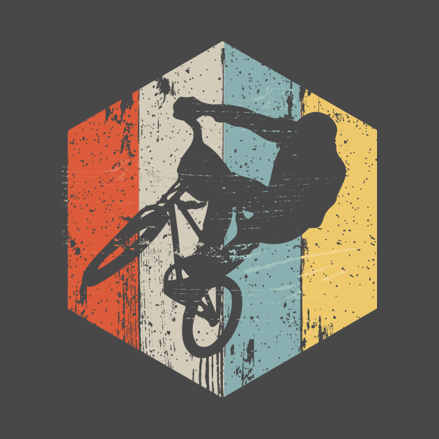 Vintage Retro Look BMX 70s 80s 90s Design Gift by MarkusShirts