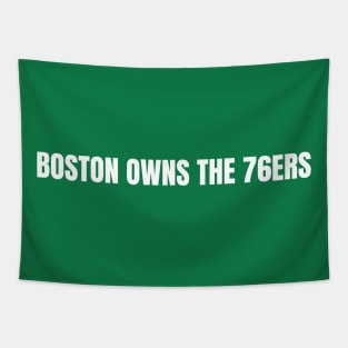 Boston over 76ers Tapestry