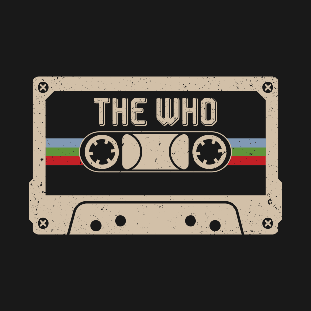 Personalized Who Name Birthday Vintage Cassette Tape by Horton Cyborgrobot