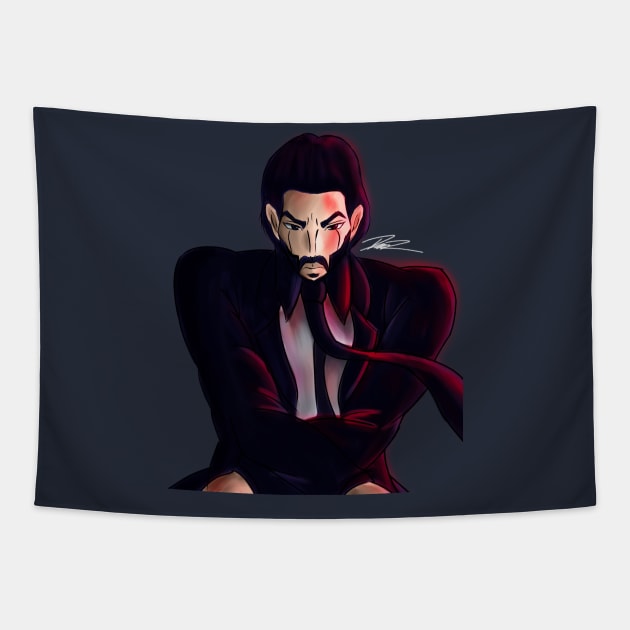 John Wick Jojo Tapestry by danielartzzz