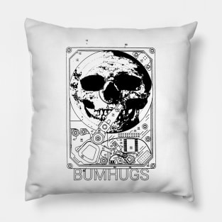 Hard Drive Skull Pillow