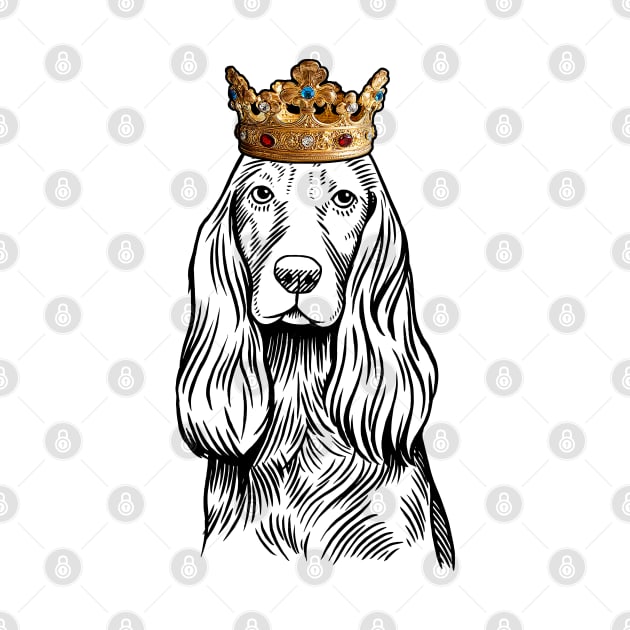 Cocker Spaniel Dog King Queen Wearing Crown by millersye