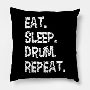 Drummer Eat Sleep Drum Repeat Drum Kit Musician Gifts Pillow