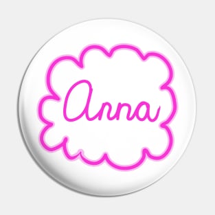 Anna. Female name. Pin