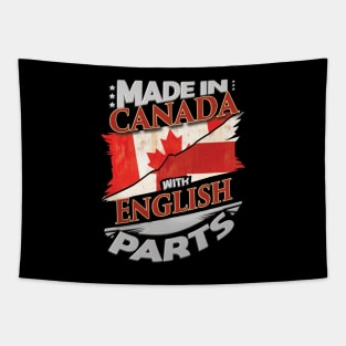 Made In Canada With English Parts - Gift for English From England Tapestry