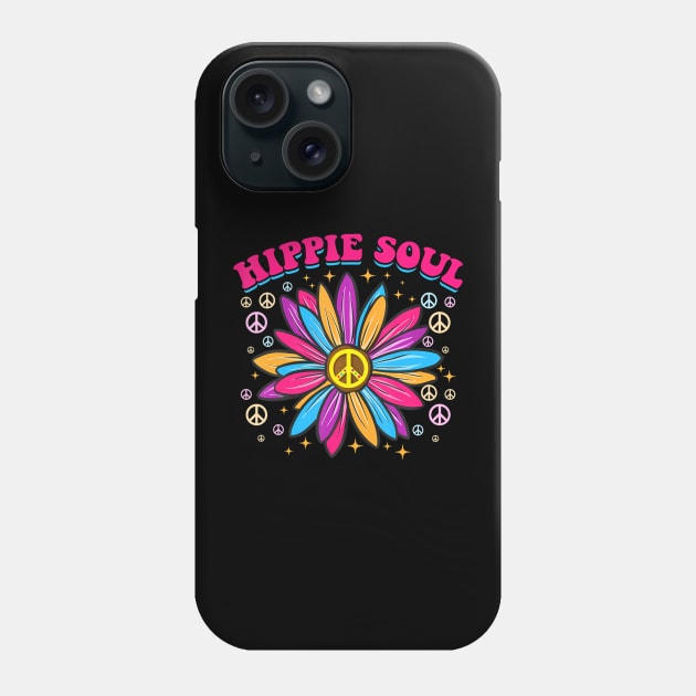 Daisy Peace Sign Hippie Soul Cute Daisy Lover Gifts Phone Case by mccloysitarh