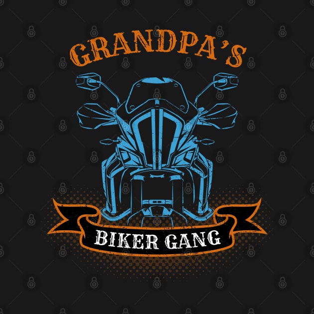 Grandpa's Biker Gang Father's Day by DwiRetnoArt99